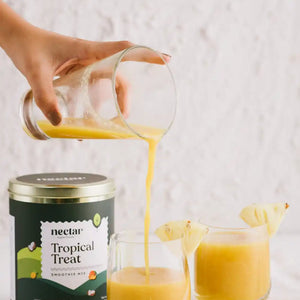 NECTAR SUPERFOODS- FREEZE DRIED TROPICAL TREAT SMOOTHIE MIX -300 GM PACK- PACK OF 1 UNIT - EarthBased 