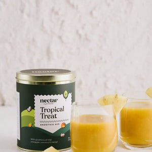 NECTAR SUPERFOODS- FREEZE DRIED TROPICAL TREAT SMOOTHIE MIX -300 GM PACK- PACK OF 1 UNIT - EarthBased 