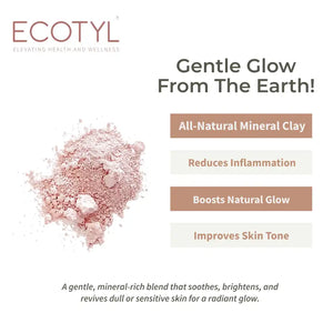 Ecotyl French Pink Clay | Gentle Detox Clay | Skin Brightening | 80g - EarthBased 