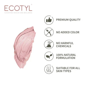 Ecotyl French Pink Clay | Gentle Detox Clay | Skin Brightening | 80g - EarthBased 
