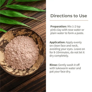 Ecotyl French Pink Clay | Gentle Detox Clay | Skin Brightening | 80g - EarthBased 