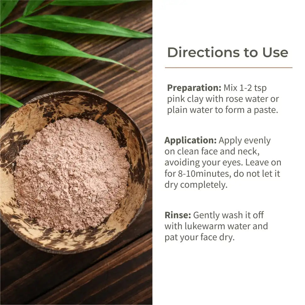 Ecotyl French Pink Clay | Gentle Detox Clay | Skin Brightening | 80g - EarthBased 