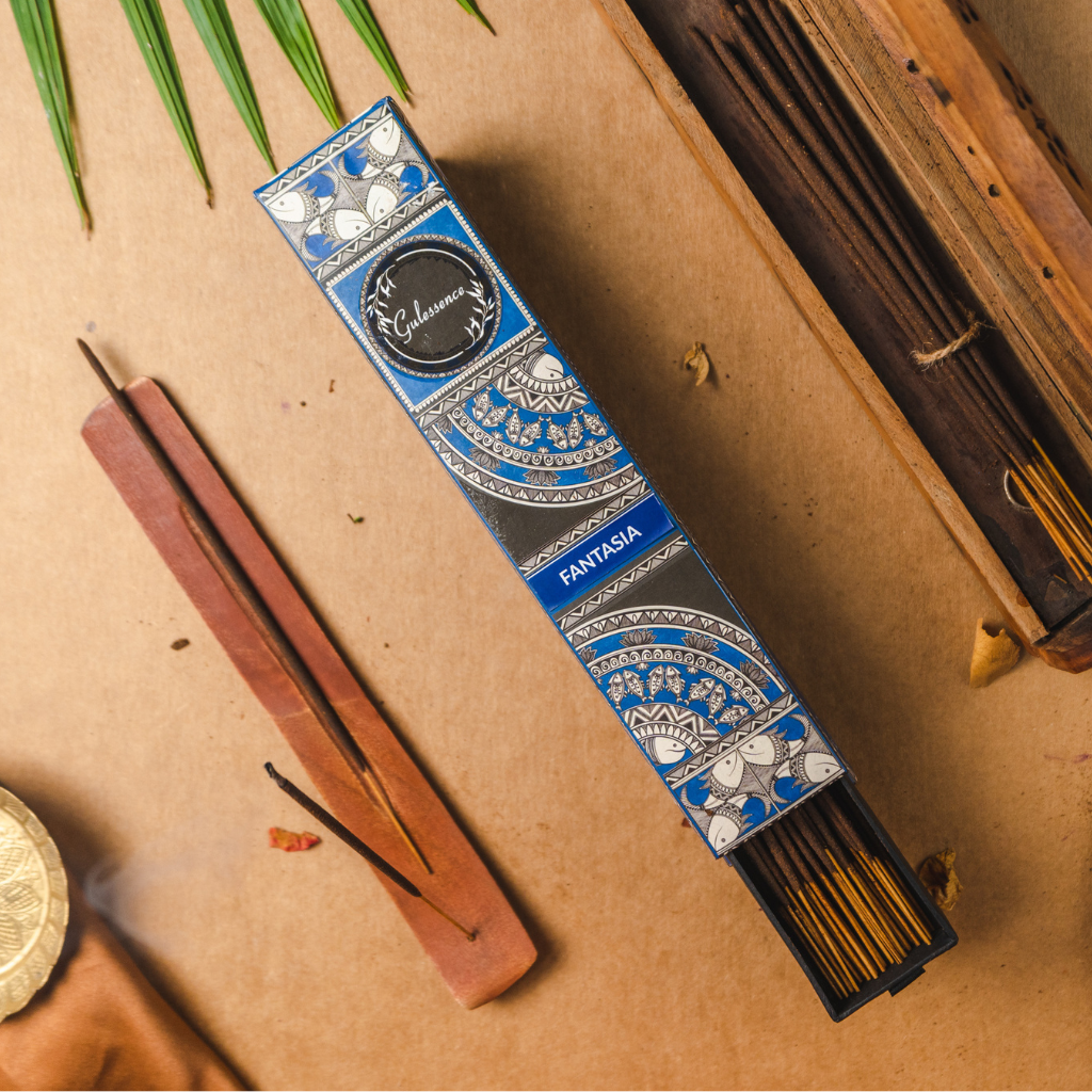 Fantasia Incense Sticks | Aroma Desi | Gulessence | Pack of 2 - EarthBased 
