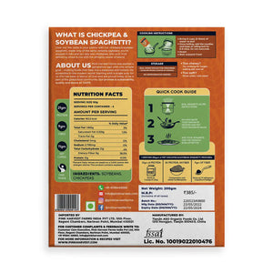 Chickpea & Soyabean Spaghetti Noodles by Pink Harvest - EarthBased 