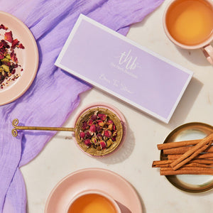 Fleur Brass Tea Strainer - EarthBased 