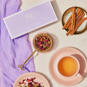 Fleur Brass Tea Strainer - EarthBased 