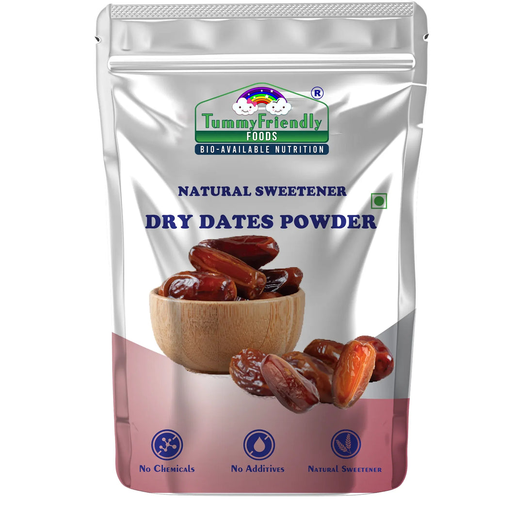 TummyFriendly Foods Dry Dates Powder from Premium Arabian Dates |Kharek Powder Cereal (200 g) - EarthBased 