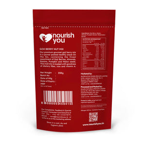 Nourish You GOJI BERRY NUT MIX 250G - EarthBased 