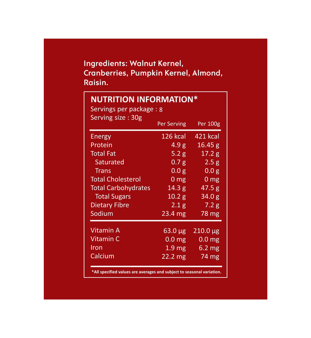 Nourish You GOJI BERRY NUT MIX 250G - EarthBased 