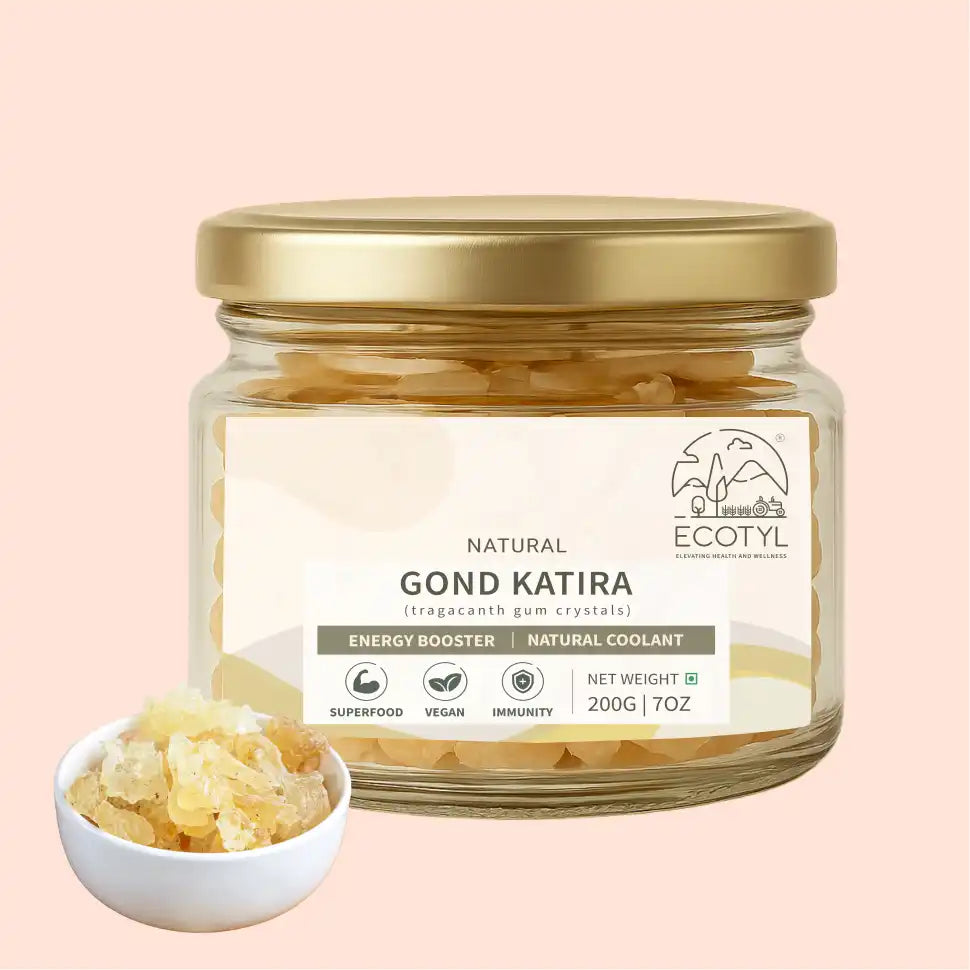 Ecotyl Gond Katira | Natural Cooling Gum | Supports Digestion | 200g - EarthBased 