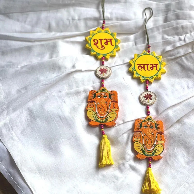 The Good Route Ganesh Wall Hangings set - EarthBased 