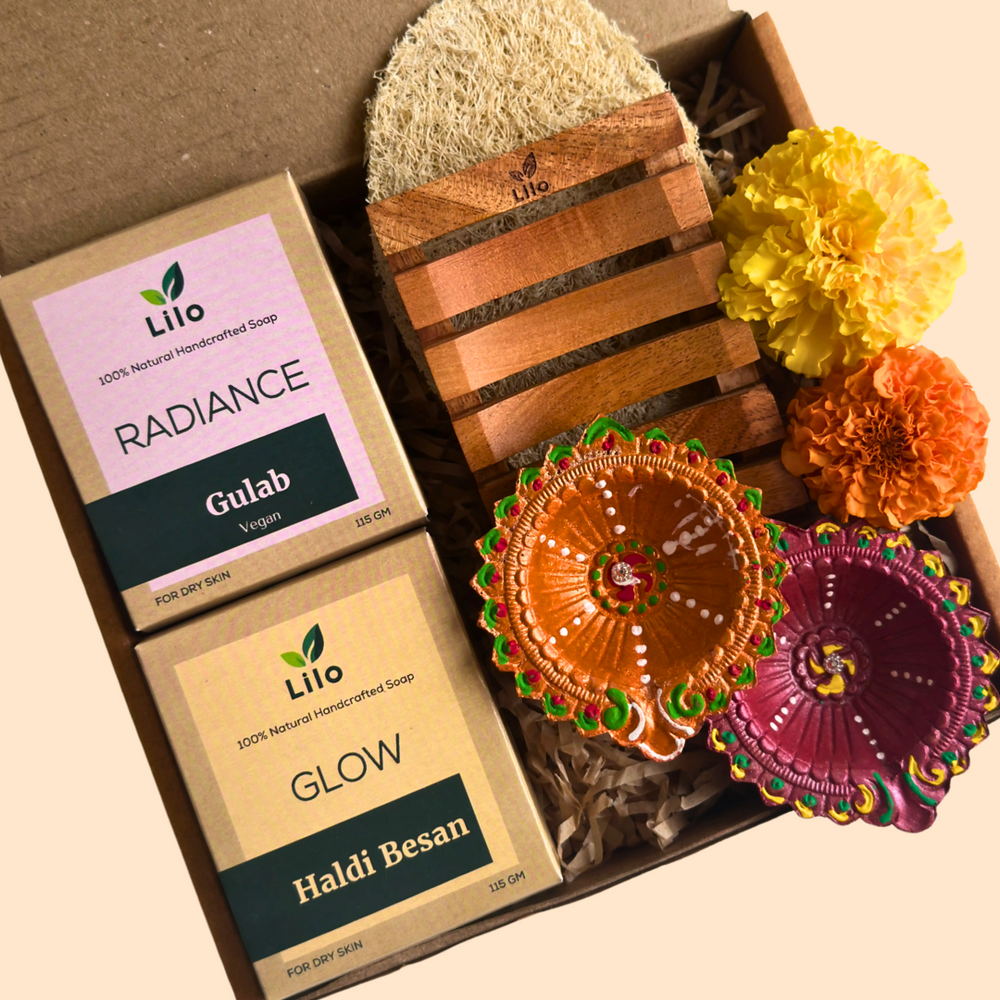 The Natural Glow Diwali Gift Hamper - EarthBased 