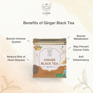 Ginger black Tea by Lluvia Tea - EarthBased 