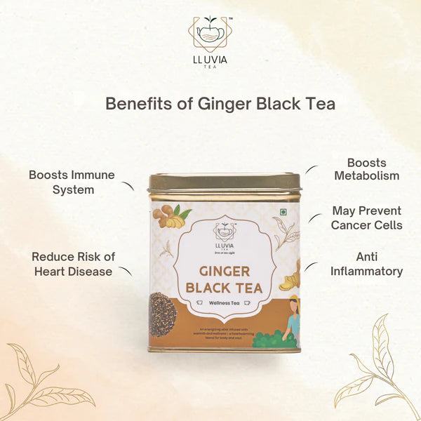 Ginger black Tea by Lluvia Tea - EarthBased 