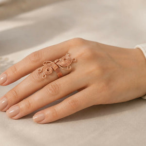 Designer Copper Ring for Women