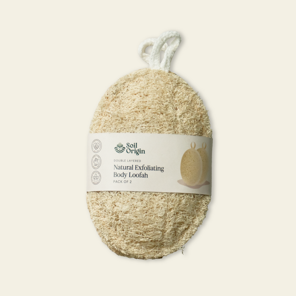 Natural Body Loofah - Set of 2 | Pack of 2 - EarthBased 