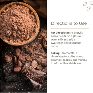 Unsweetened Cocoa Powder | Ecotyl - EarthBased 