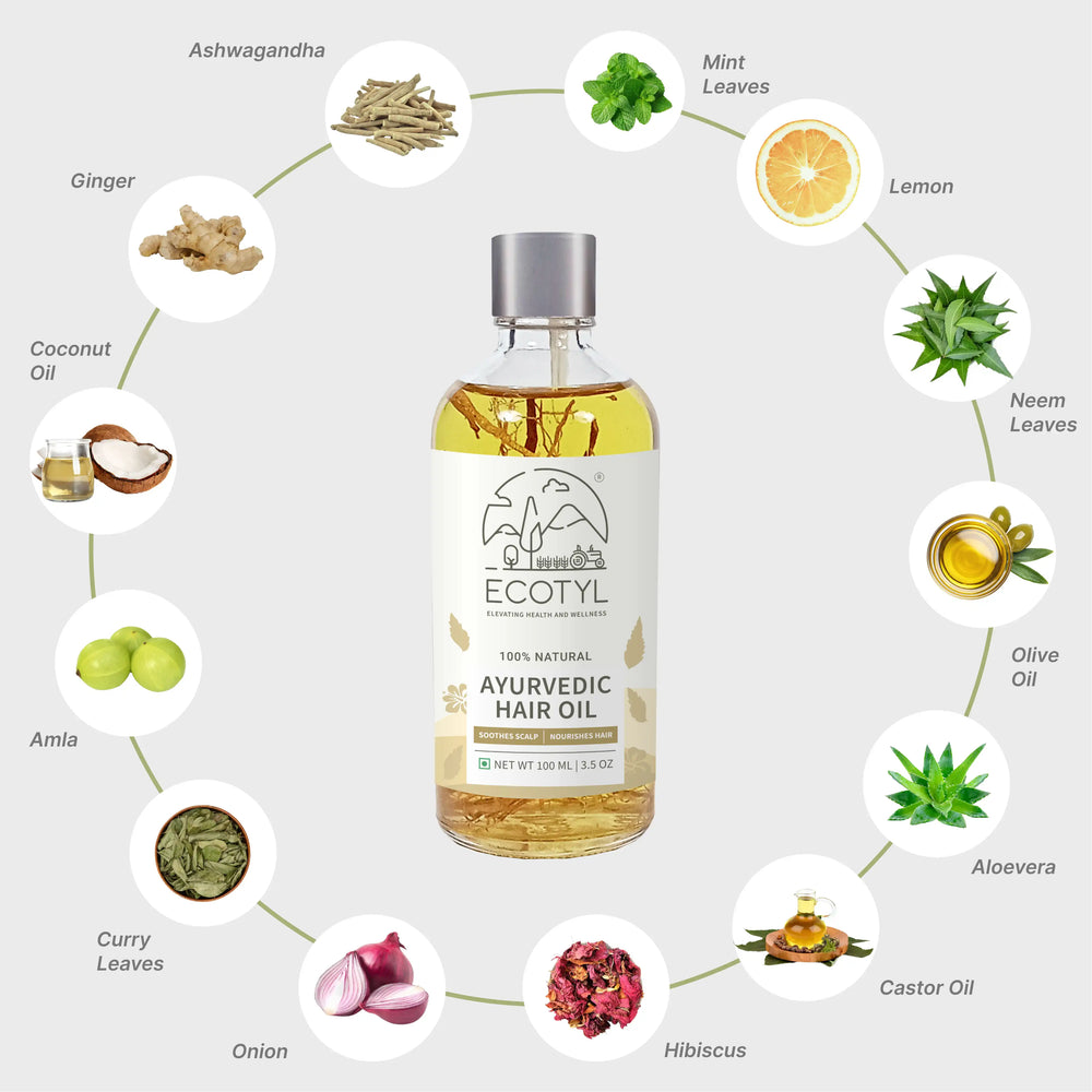 Ayurvedic Hair Oil | Ecotyl - EarthBased 