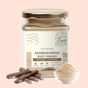 Ecotyl Ashwagandha Root Powder | Ayurvedic Supplement | Energy Booster - EarthBased 
