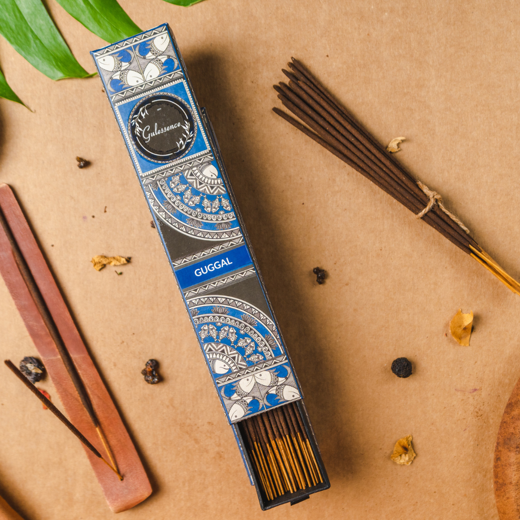 Guggal Incense Sticks | Aroma Desi | Gulessence | pack of 2 - EarthBased 