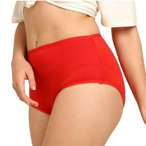 Bamboo Fabric Women's Hipster Panty | Red and Black | Pack of 2 - EarthBased 