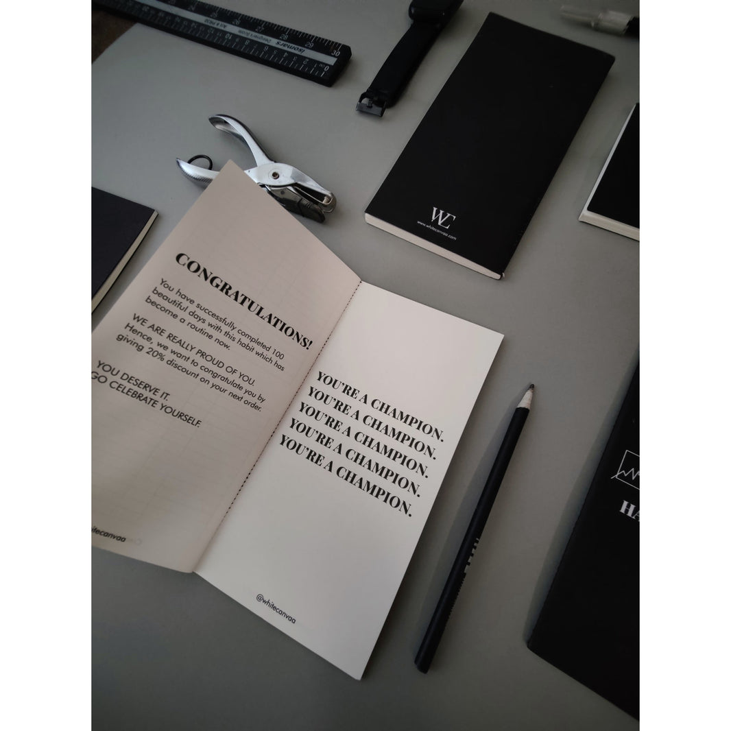 Habit Builder I Journal your habits I Better than a Habit Tracker - EarthBased 