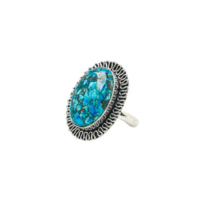 Healing Turquoise Adjustable Ring - EarthBased 