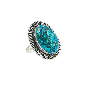 Healing Turquoise Adjustable Ring - EarthBased 