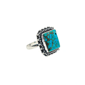 Healing Turquoise Adjustable Ring - EarthBased 