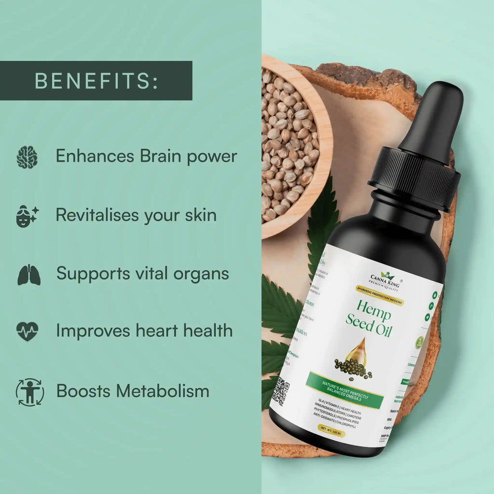 Hemp Seed Oil By Cannaking - EarthBased 