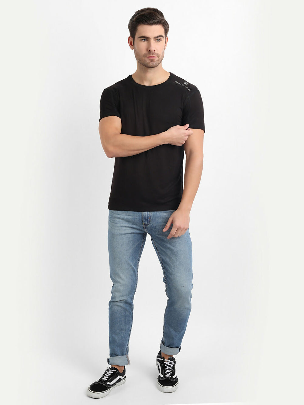 Bamboo Fabric T-Shirt for Men – Soft, Eco-Friendly, Breathable, and Stylish, Perfect for Everyday Wear and Ultimate Comfort. - EarthBased 