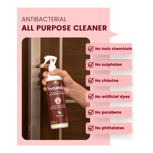Hygenia Antibacterial All Purpose Cleaner - Calming Geranium 500ml - EarthBased 