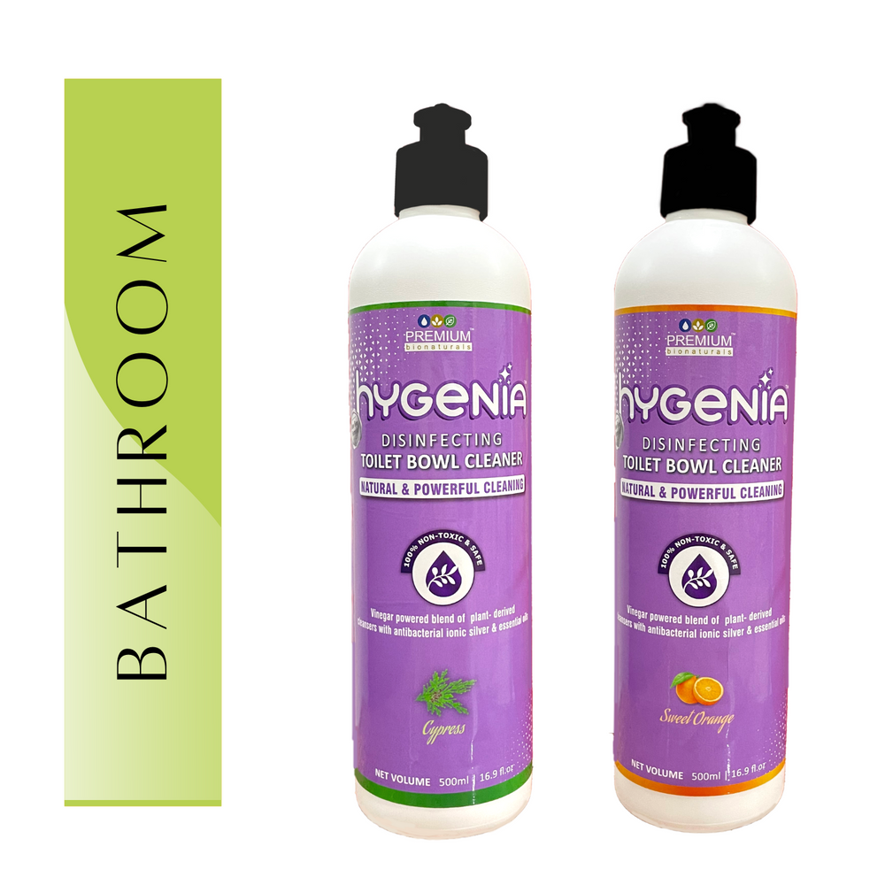 Hygenia Disinfecting Toilet Bowl Cleaner 500ml - Cypress | Sweet Orange - EarthBased 