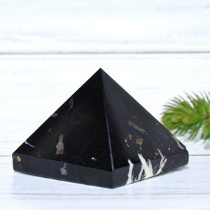 Real Black Tourmaline Prism For Protection From Negative Energies - EarthBased 