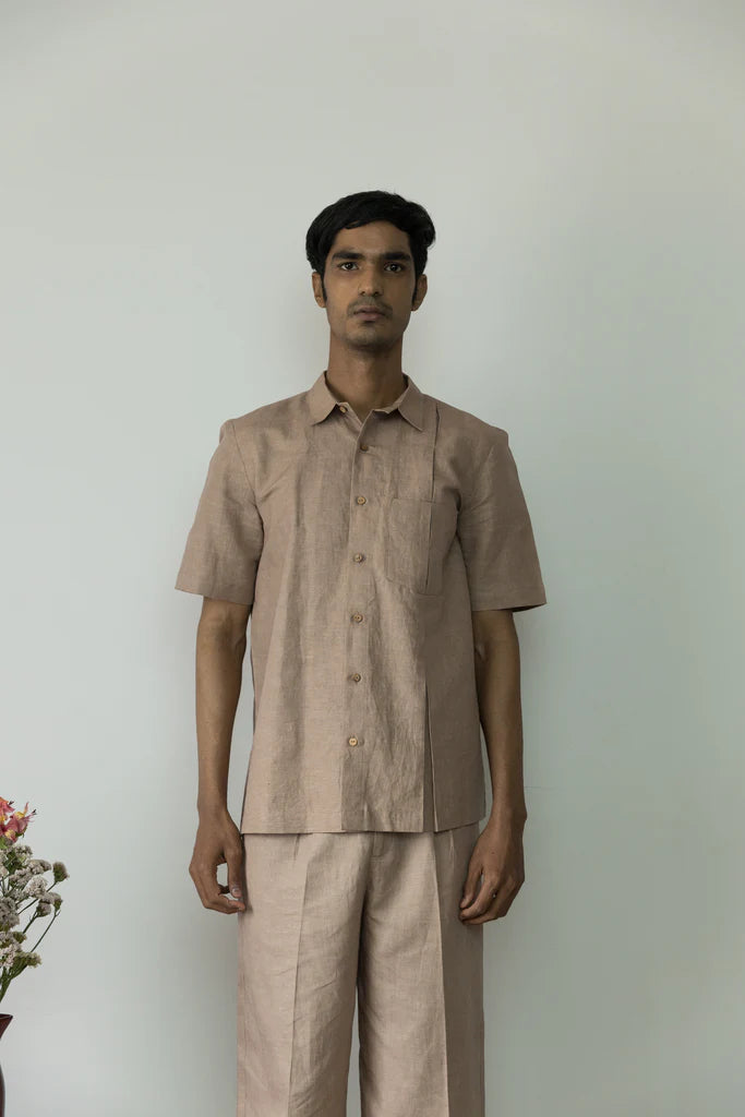 INVERTED-PLEAT SHIRT | Anushe Pirani - EarthBased 