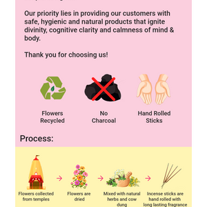 Loban Incense Sticks With Free Incense Holder| Made from Cow dung & Temple Flower | Gulessence - EarthBased 