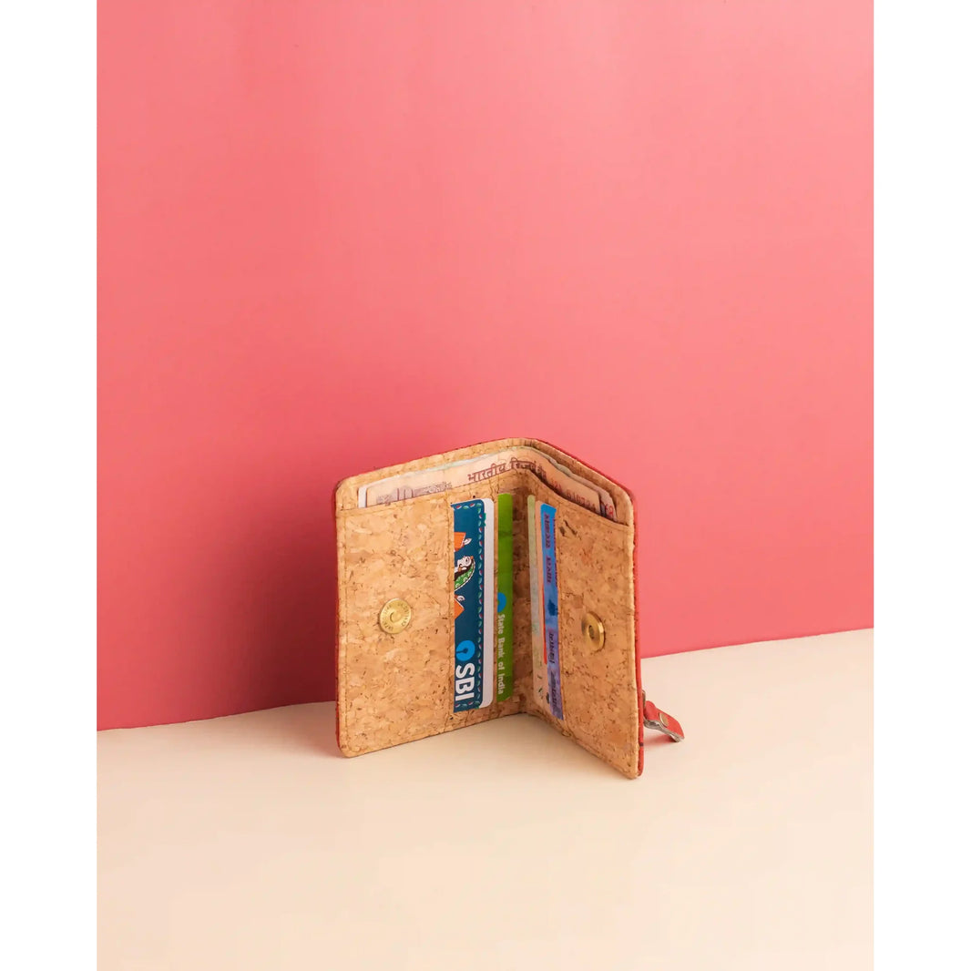 Ibis Cork Wallet | Clan Earth - EarthBased 