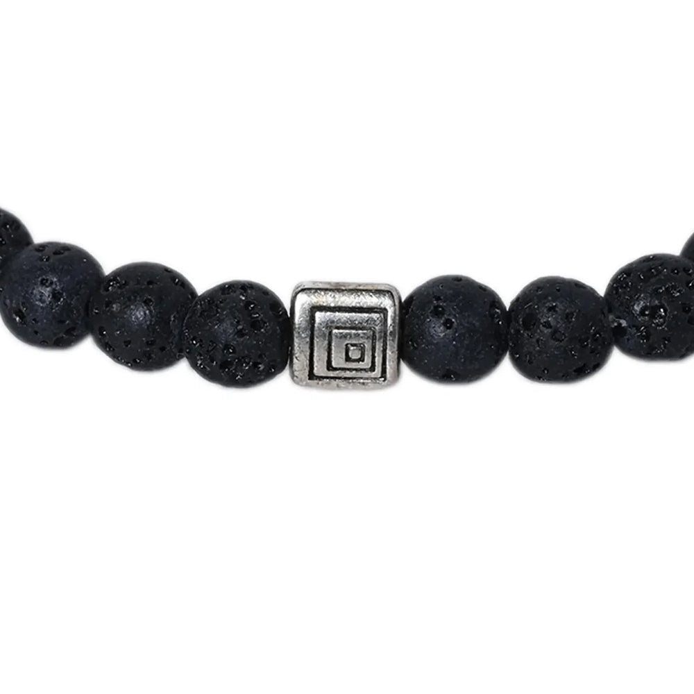 Ignite Wellness with our Lava Stone Healing Gemstone Bracelet - Unleash Healing Benefits for Your Loved One - EarthBased 