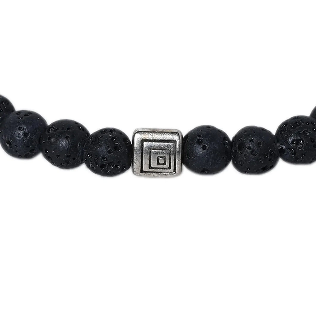 Ignite Wellness with our Lava Stone Healing Gemstone Bracelet - Unleash Healing Benefits for Your Loved One - EarthBased 