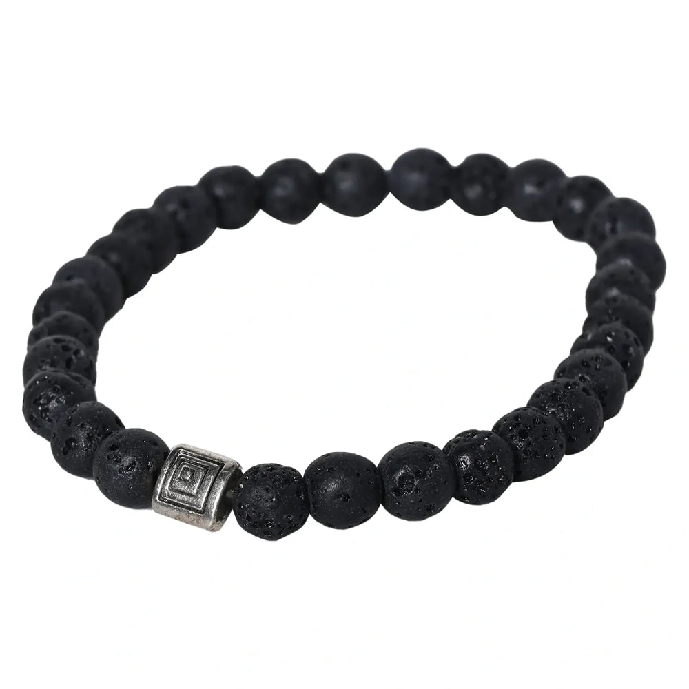 Ignite Wellness with our Lava Stone Healing Gemstone Bracelet - Unleash Healing Benefits for Your Loved One - EarthBased 