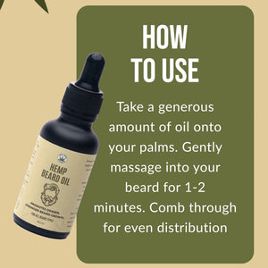 Hemp Beard Oil - EarthBased 