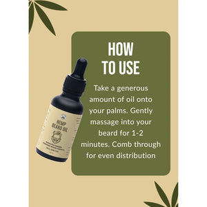 Hemp Beard Oil - EarthBased 