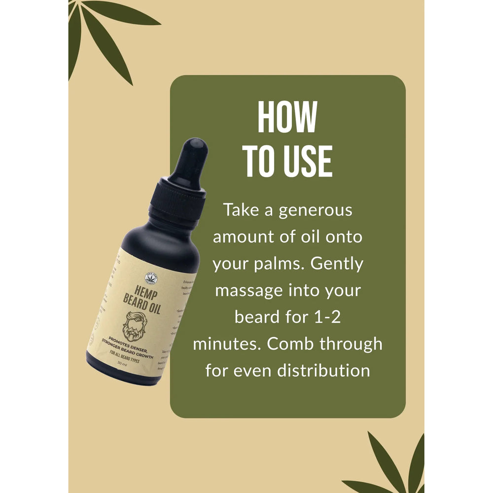 Hemp Beard Oil - EarthBased 