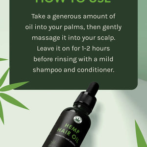 Hemp Hair Oil - EarthBased 