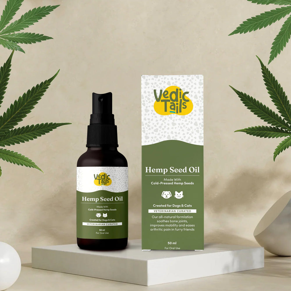 Vedic Tails Cold pressed Hemp Seed Oil - EarthBased 