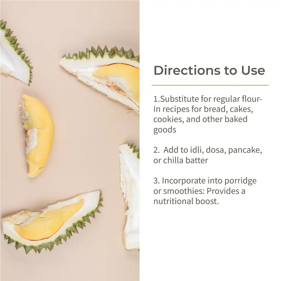 Ecotyl Jackfruit Flour | Low Glycemic Index | Gluten Free | 500g - EarthBased 