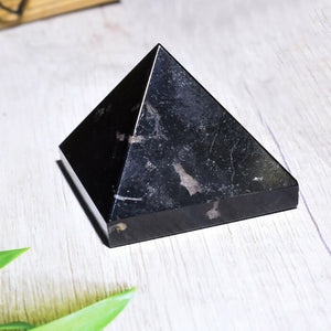 Real Black Tourmaline Prism For Protection From Negative Energies - EarthBased 