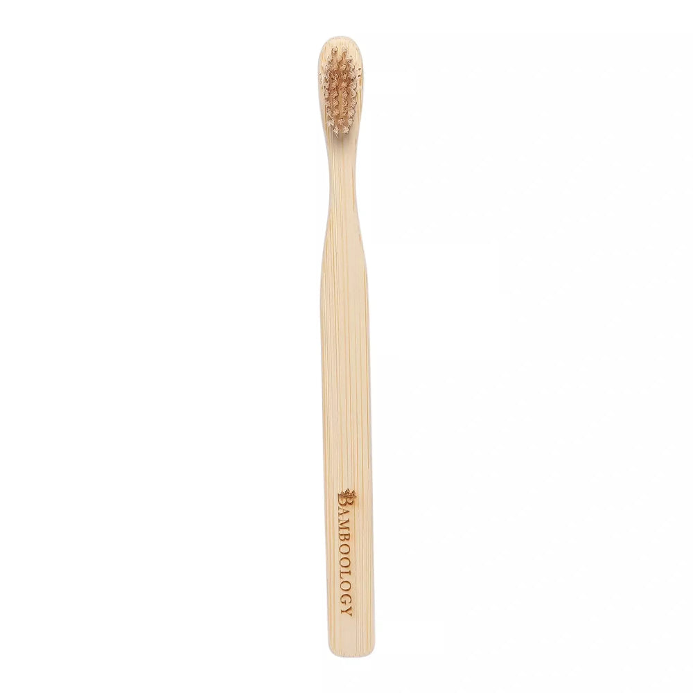 Bamboo Toothbrush With Plant Based Bristles Pack of 4 - EarthBased 