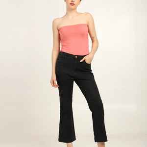 Gen Z Bamboo Tube Top for Women – Soft, Breathable & Sustainable Fit | Peach - EarthBased 