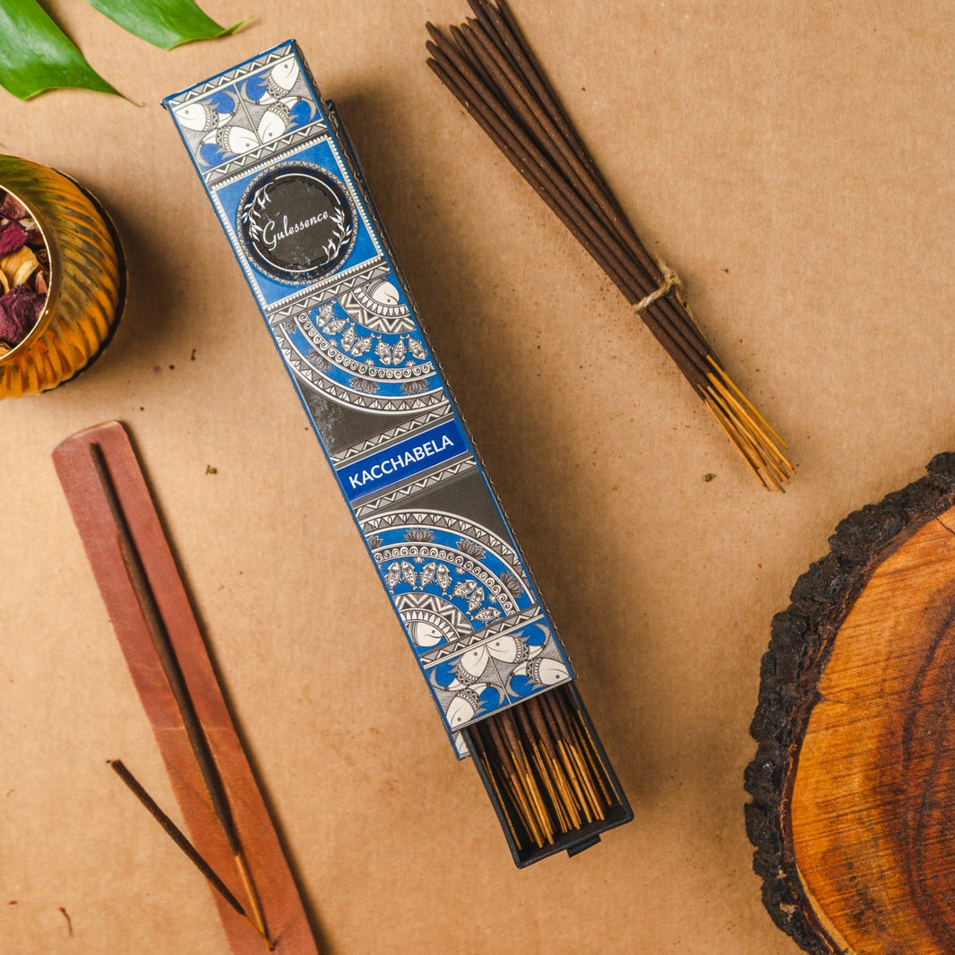Kachha Bela Incense Sticks | Aroma Desi | Gulessence | Pack of 2 - EarthBased 